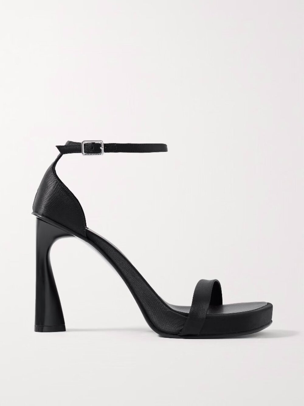 NEVER WORN Stella McCartney Elsa Recycled-Satin Heeled Sandals Size EU 35 US 5